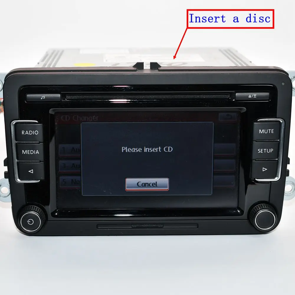 Оригинальная Автомагнитола RCD510 CD USB AUX RVC камера заднего вида для Golf 5 6 MK5 MK6 CC Passat