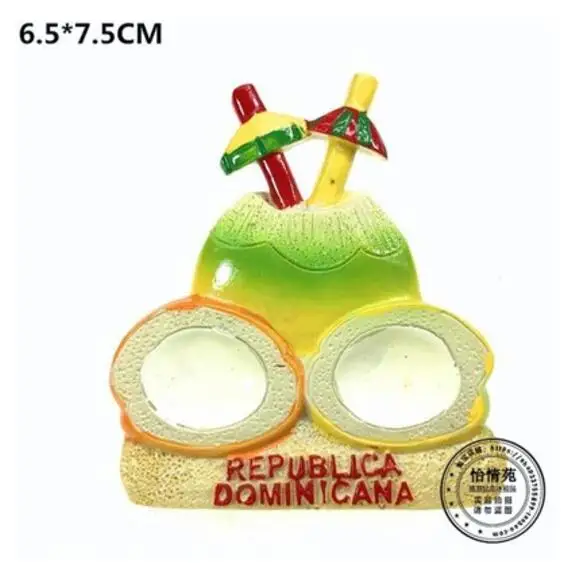 016 Горячая Доминика Punta Cana Macaw Багамский национальный танец 3D магниты на холодильник туристические сувениры холодильник магнитные наклейки - Цвет: 016