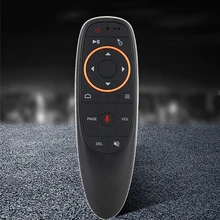G10 голос Управление воздуха Мышь 2,4 ГГц Беспроводной Google микрофон дистанционного Управление ИК-обучения 6-осевой гироскоп для Android ТВ коробка ПК