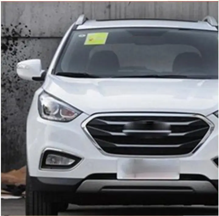Для 2013- для hyundai ix35 Экологическая защита abs передняя решетка отделка гоночные грили отделка SDER