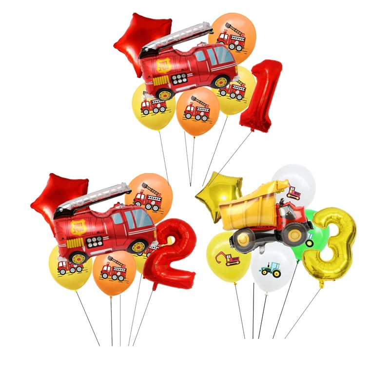 Воздушные шары из фольги в виде цифр для детей 7 шт. | Дом и сад