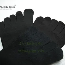 Носки с пятью пальцами, 3 пары в партии, новинка, 70% натуральный шелк и 30% полиэстер, носки 22-24