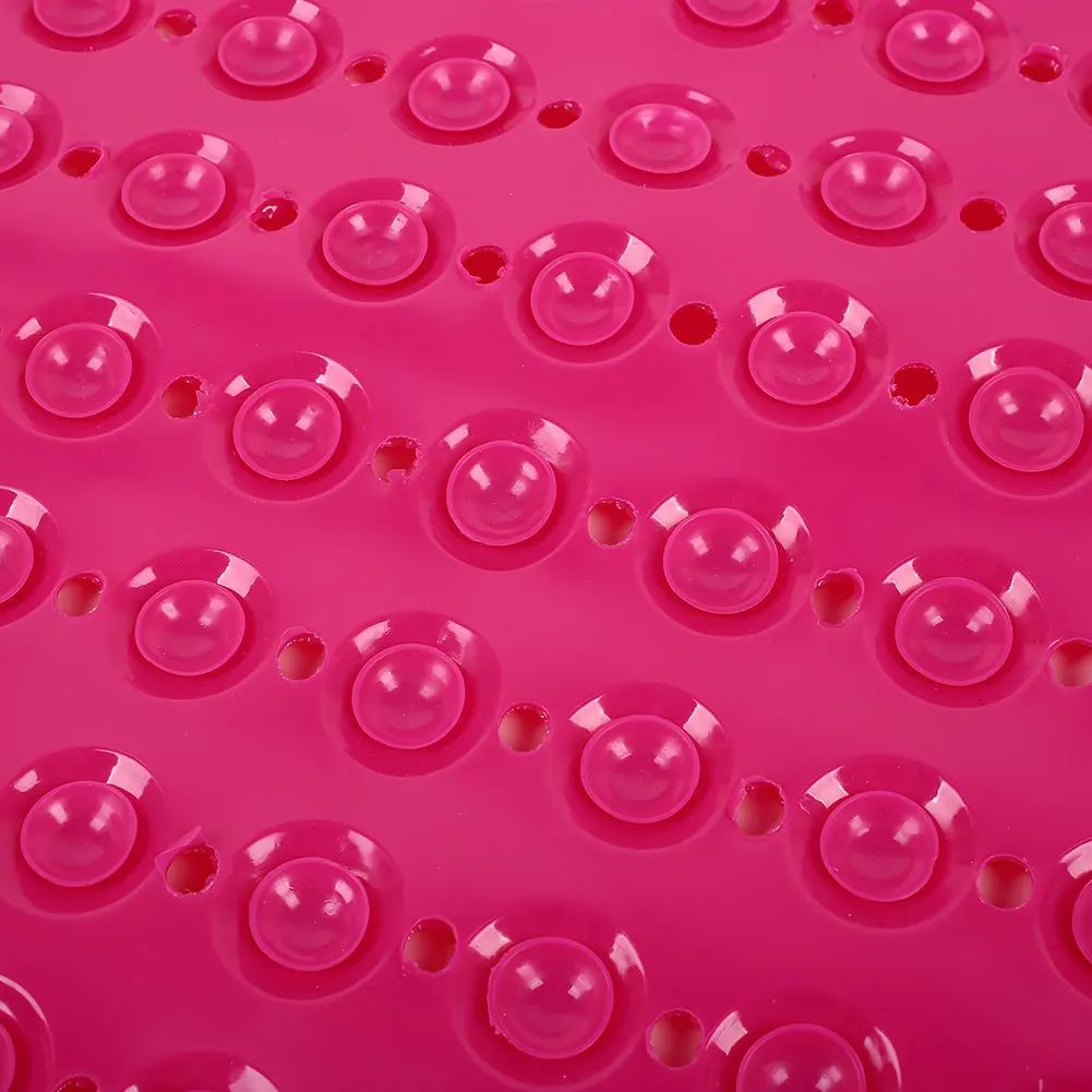 Mat Bathroom Shower Rug Rubber BUBBLE Extra Long 6 Colors Cups Water Absorbent Anti Non Slip Safety Suction
