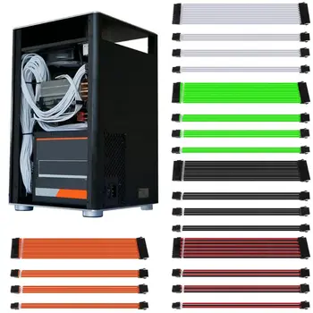 

1Set 30/40cm A-TX Basic Extension Cable PC GPU CPU Power Supply Wire Computer Connectors 24-PIN 8-PIN 6PIN 4+4PIN