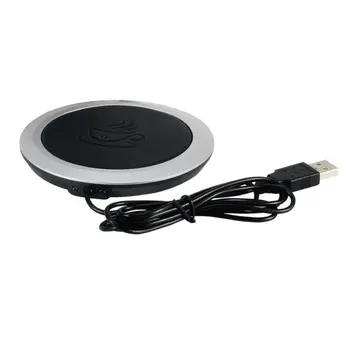 

USB Power Supply Office Tea Coffee Cup Mug Mats Pads Warmer Heating Cup Mat Pad Coaster for Beverage Drink