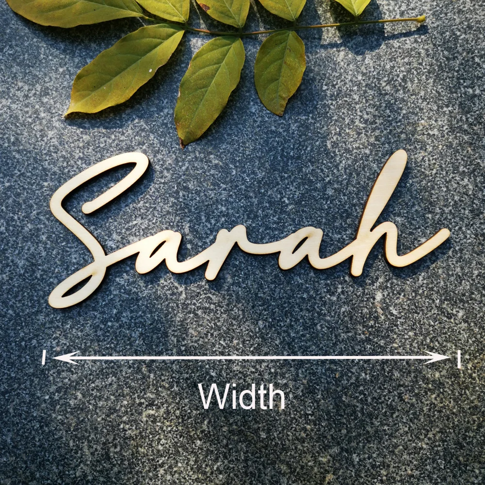 Custom Mirror Rose Gold Acrylic Baby Name Sign Pesonalized Name Wood Sign Wedding Baby Shower Party Nursery Wall Decoration Art (2)