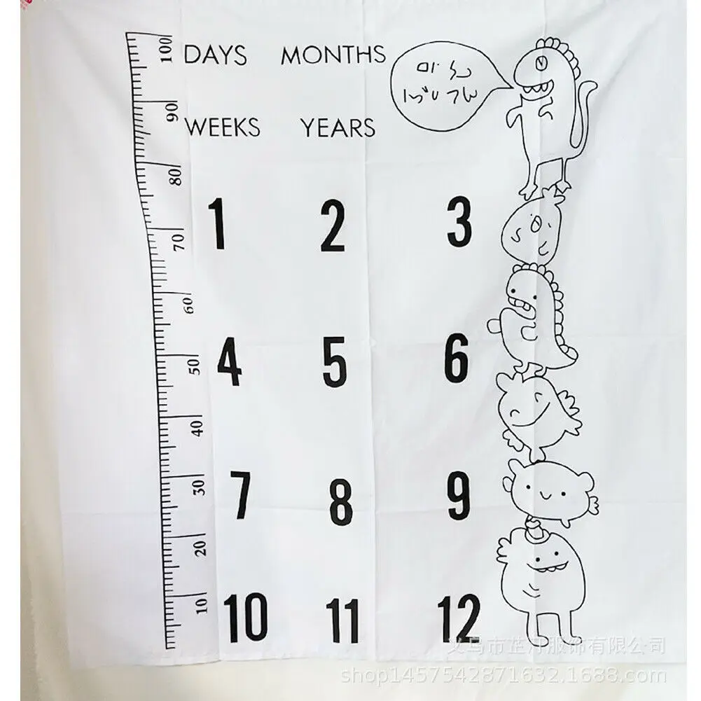 G Детское постельное белье, Одежда для новорожденных, ежемесячное одеяло-Ростомер, фотография, реквизит, фоновая ткань - Цвет: G