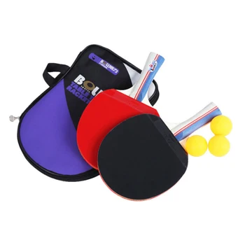 

BOLI Kids 1 Pair Professional Table Tennis Ping Pong Racket Paddle Bat+3pcs Balls 150g High Speed Racket