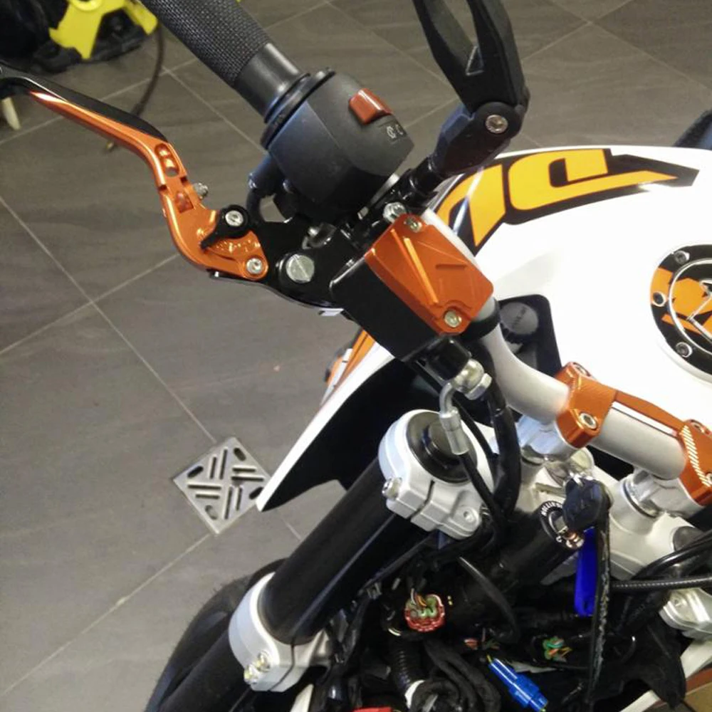 JAER для KTM Duke 390 2013- DUKE 200 125 Мотоцикл CNC Складной Рычаг Регулируемые Выдвижные Тормозные Рычаги Сцепления
