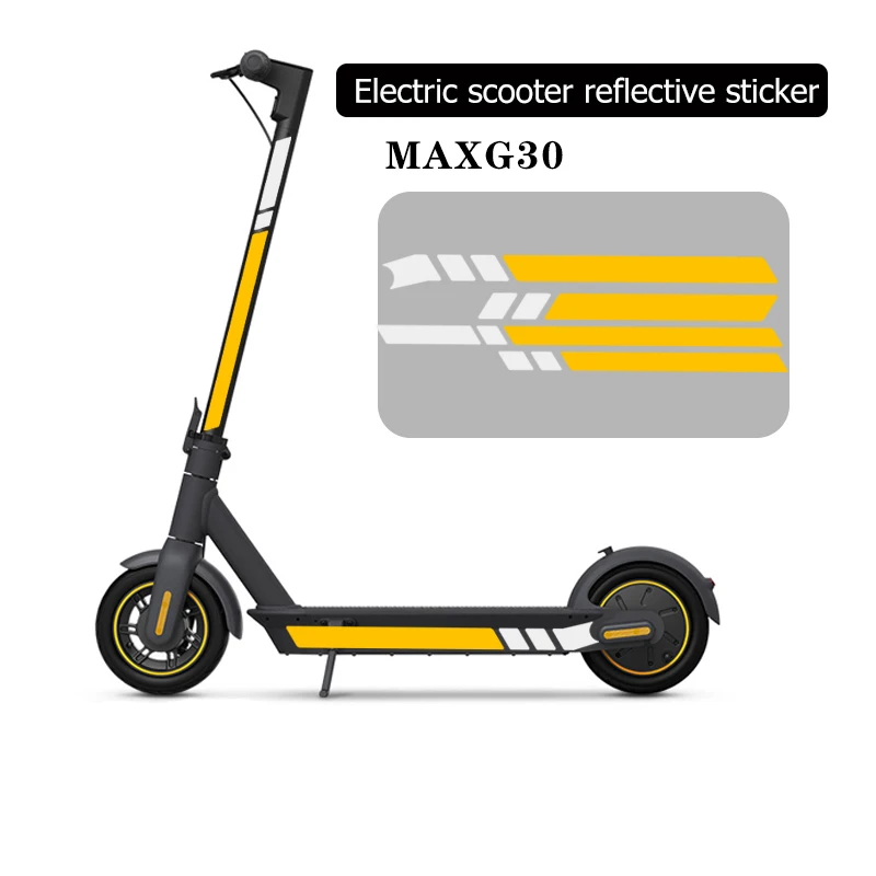 Светоотражающая наклейка для самоката ninebot MaxG30|Детали и аксессуары скутера| |
