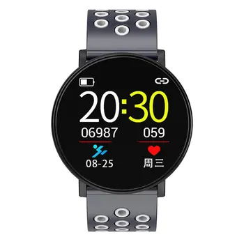 

W8S Smart Bracelet Full Touch Round Screen Waterproof Remote Camera Music Alarm Message Push Bracelet