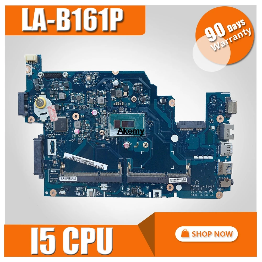 LA-B161P материнская плата для ноутбука ACER Aspire E5-571G E5-571P E5-571 E5-531 материнская плата Z5WAH LA-B161P I5-4200U Тесты