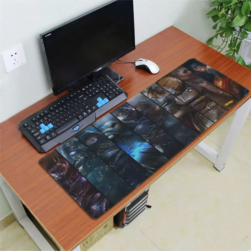 Lock Edge 40X90cm Babaite mass effect резиновый ПК компьютерный игровой коврик для мыши Скорость/Управление версия большой игровой коврик для мыши - Цвет: Lock Edge 40X90cm