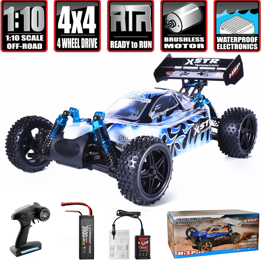Hsp Rc Auto 1:10 Borstelloze 4WD 