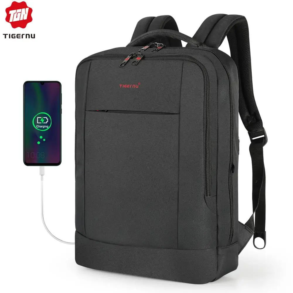 Tigernu 15.6 дюймовый ноутбук рюкзак USB зарядки молодежи Сельма рюкзак для Для женщин мужской рюкзак школьный рюкзак для подростков