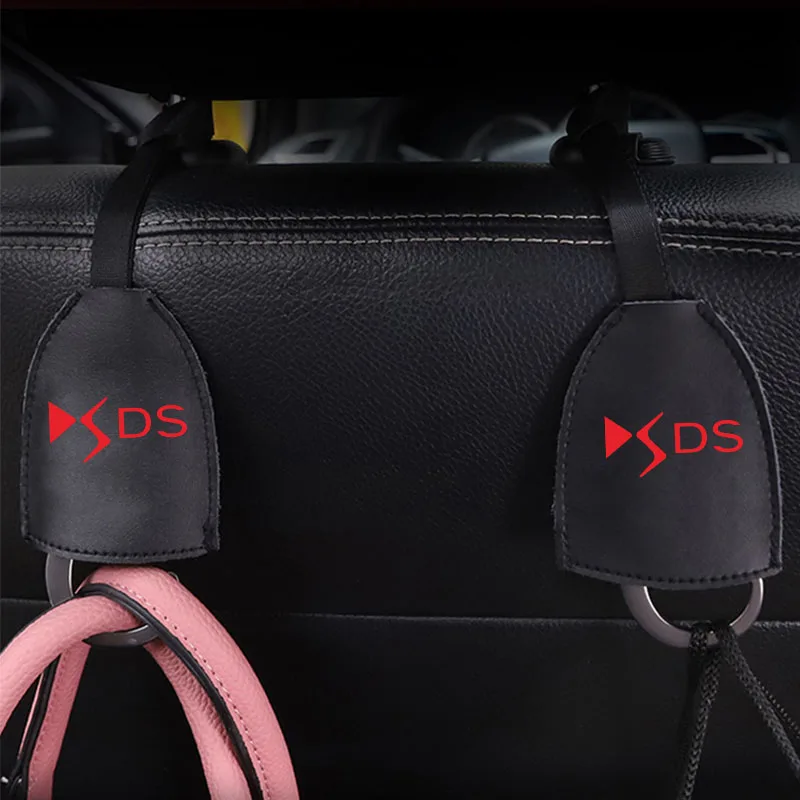 Кожаное сиденье автомобиля крюк для Citroen DS заднее сиденье автомобиля скрытые крючки многофункциональные аксессуары для салона автомобиля