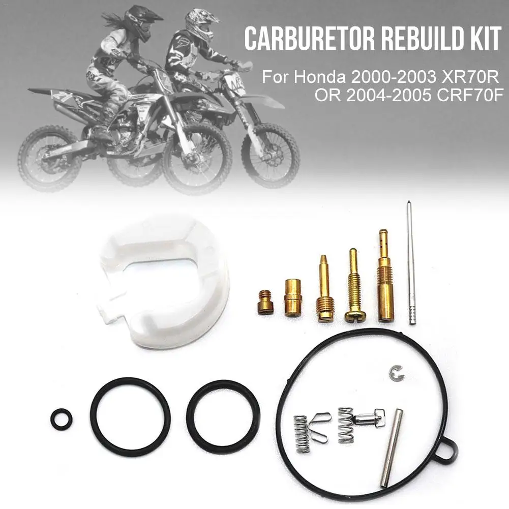 Устройство для Ремонта Карбюратора Наборы для Honda 2000-2003 XR70R 2004-2005 CRF70F Ремкомплект карбюратора автомобильный аксессуар, Прямая поставка