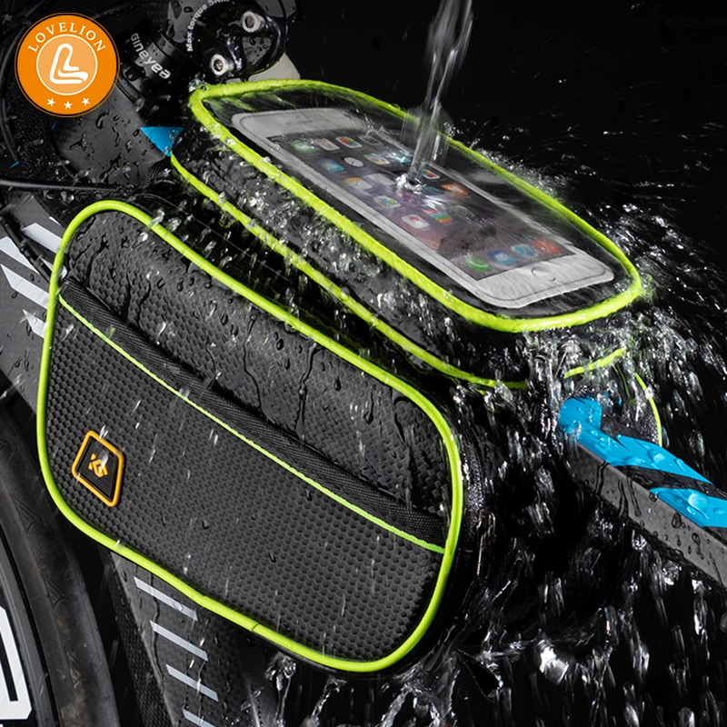 LOVELION велосипедный передний сенсорный экран сумка для телефона MTB дорожный велосипед велосипедная сумка для мобильного телефона велосипедная Передняя сумка для мобильного телефона Аксессуары для велосипеда