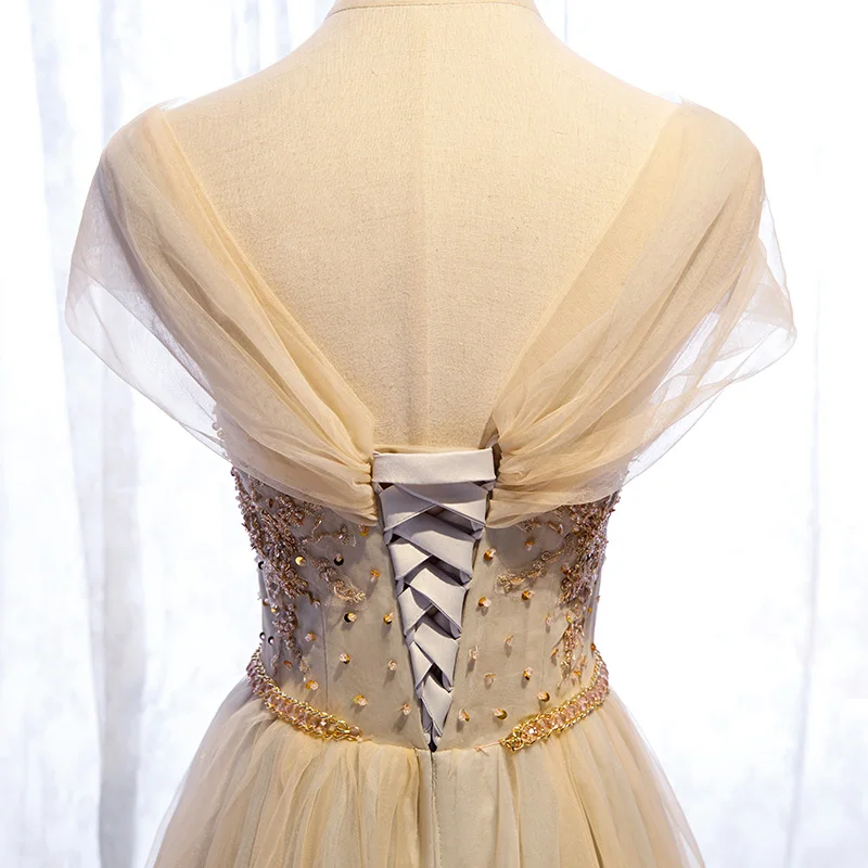 Vestido de festa Longo длинное платье для выпускного вечера es милое желтое платье для выпускного вечера vestidos robe De Soiree трапециевидные вечерние платья