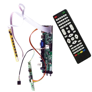 

Digital Channel DVB-C DVB-T DVB-T2 LCD Controller Driver Universal TV Board For 30 PIN LP133WX3 LP133WX2