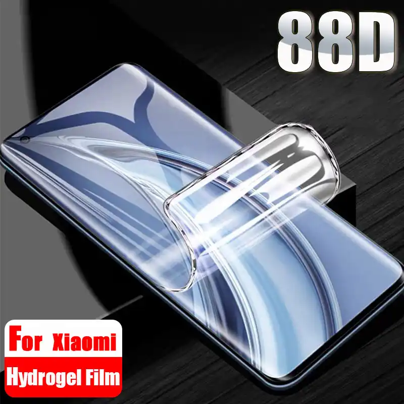 Protetor De Tela Para Xiaomi Mi 11 10t Pro Nota 10 Lite Filme De Hidrogel Para Xiaomi Mi 8 9 10 9t Pro Lite Ultera 9 Se A2 A3 Mix 3 5g Protetores De Tela De Telefone Aliexpress
