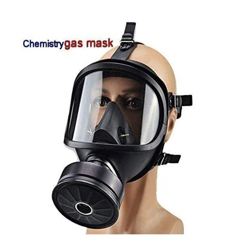

Chemical Gas Mask Face Head Chemical Biological and Radioactive Contamination Self-priming Full Face Mask Classic Gas Mask PM003