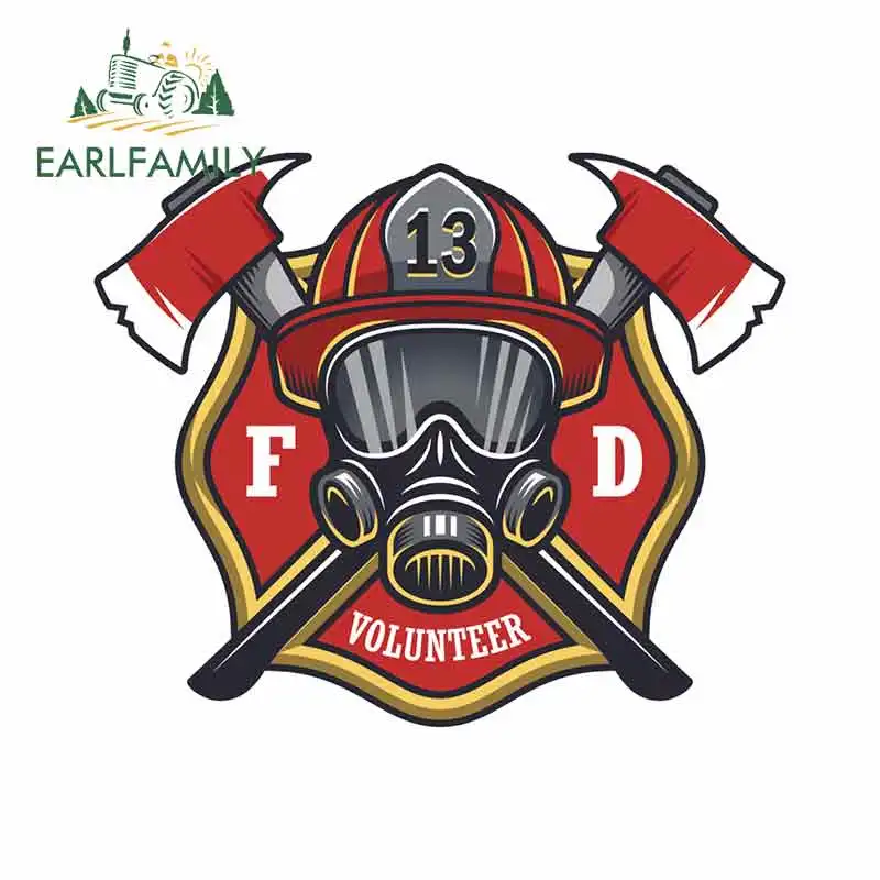 Креативные наклейки EARLFAMILY для пожарного волонтеровского Мальтийского Креста и
