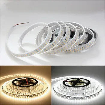 

DC12V led strips Flexible SMD 2835 Waterproof LED Strip Light 1200LED flexible LED Diode Tape home lighting Decoration 5M/Roll