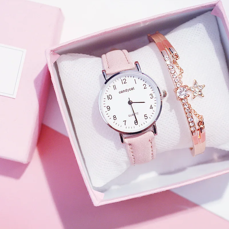 

Children's Quartz Electronic Watch Girl Elementary School Fashion Girl Watch Little Girl Cute Girl Watch kids watches Set Watch