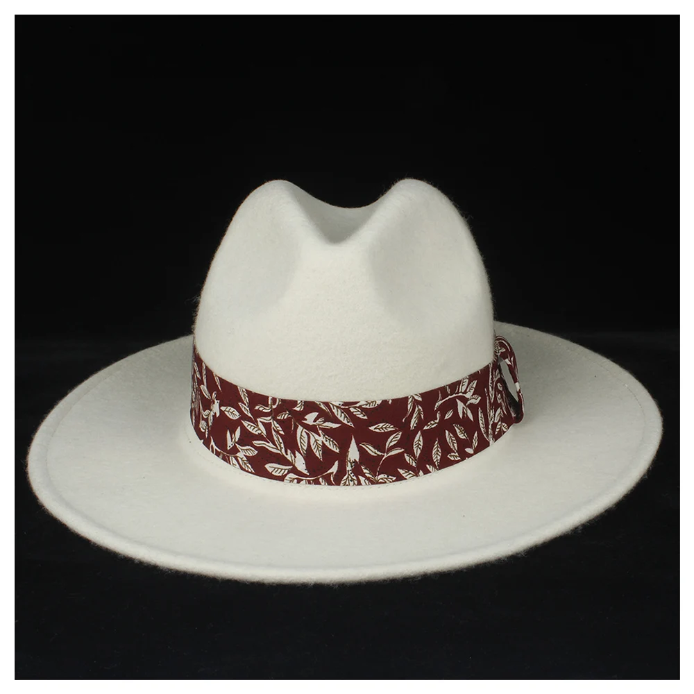 Белая женская шляпа-федора с цветочным сатиновым Панама церковная шляпа Трилби джазовая шляпа элегантная дамская шляпа-чародей размер 56-58 см