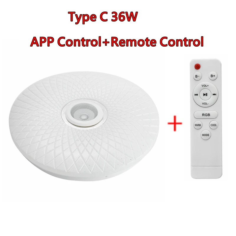 Smart APP+ пульт дистанционного управления светодиодный Bluetooth динамик Lound Динамик плеер с RGB затемненный потолочный светильник панельная лампа для детской спальни