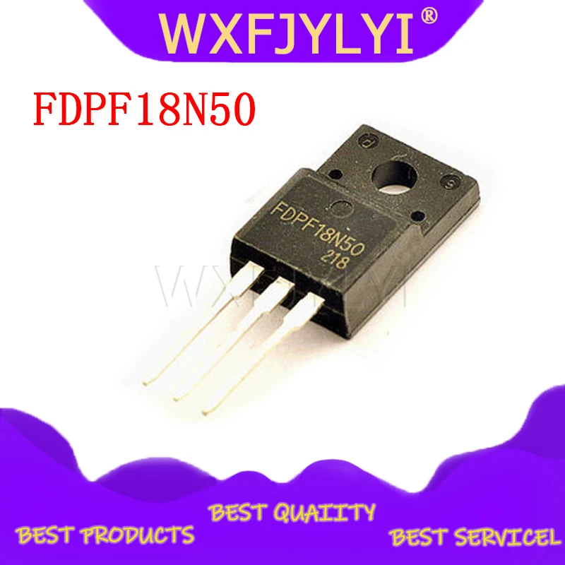 10 шт./лот FDPF18N50 PFV218N50 18N50 TO-220F | Электронные компоненты и принадлежности