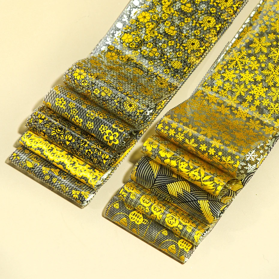 nail sticker gold