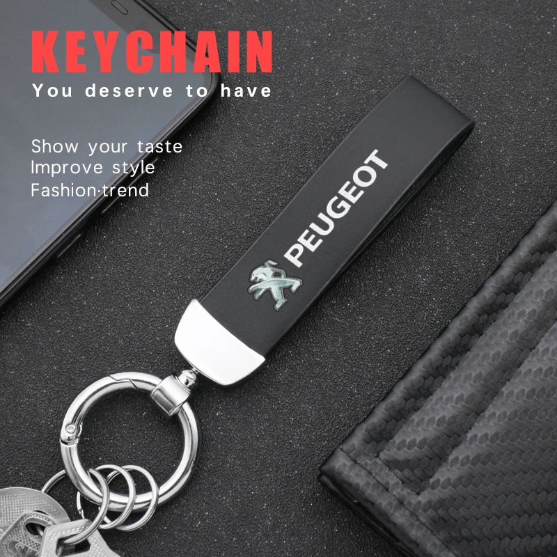 Высококачественные автомобильные кольца для ключей Peugeot 107 208 3008 308 307 406 407 408 508 207