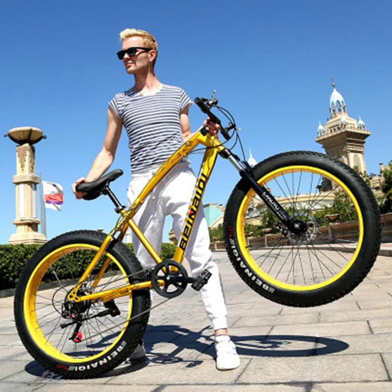24-inch Snowmobile 4.0 Widened Big Tyre Variable Speed Fat Tyre Buffer Mountain Bike Beach Car 24-inch Snowmobile 4.0 Widened Big Tyre Variable Speed Fat Tyre Buffer Mountain Bike Beach Car
