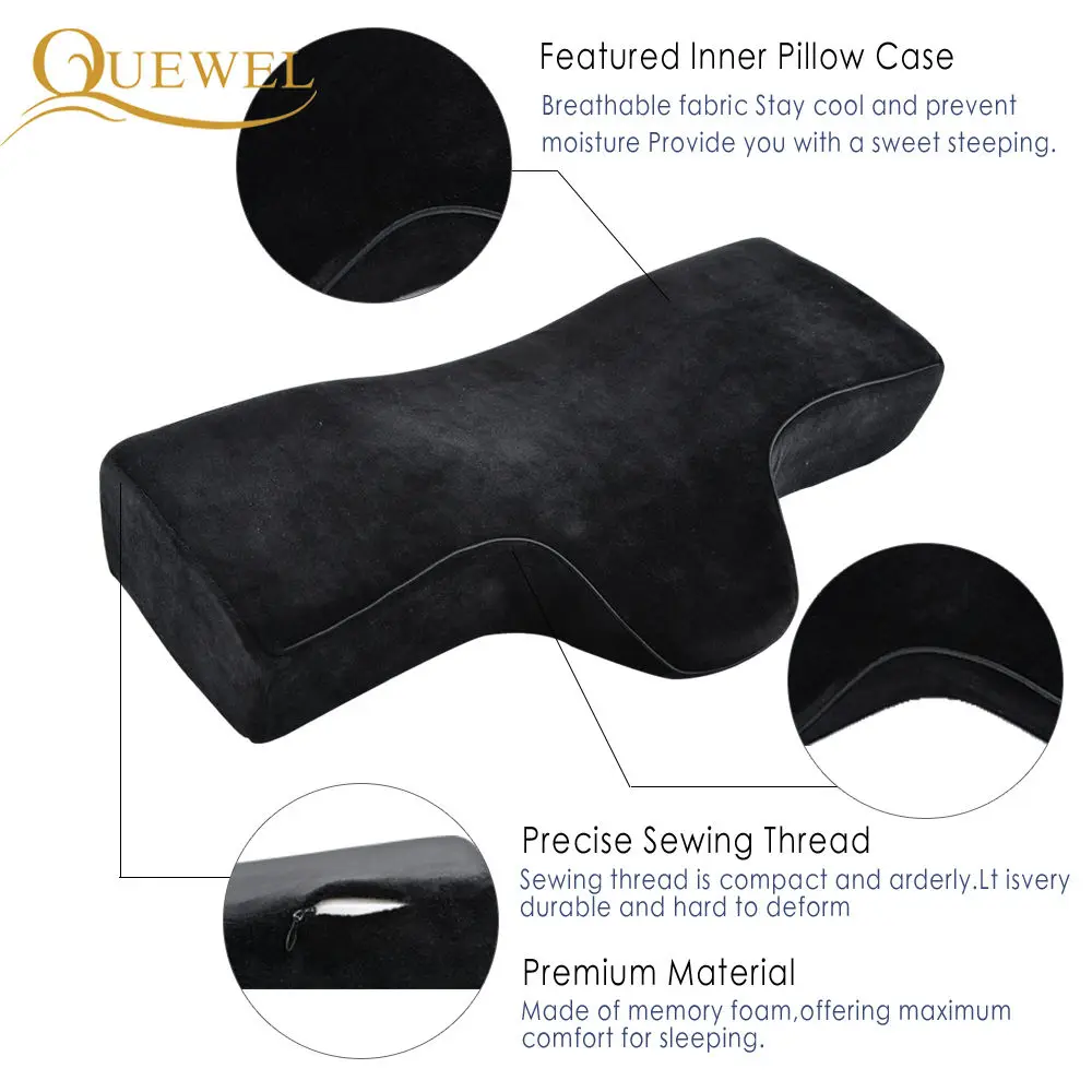 Eyelash Memory Pillow For Eyelash Extension Concave Head Pillows