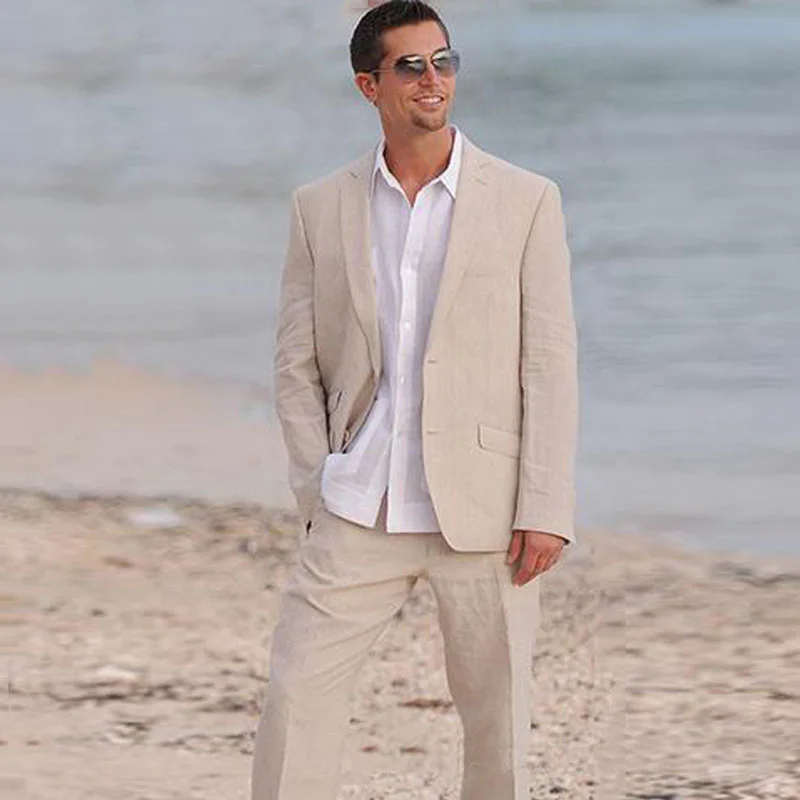 Abito Lino Uomo AeoTeokey Abito Da Uomo In Lino, Pezzi, Estivo