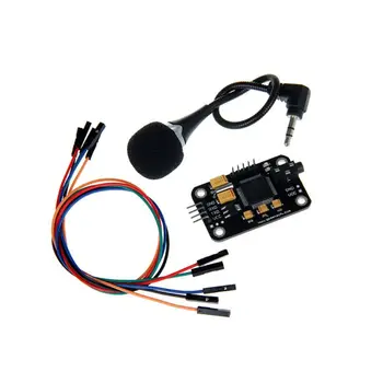 

Speech recognition module with microphone serial port control Voice sensor voice control board