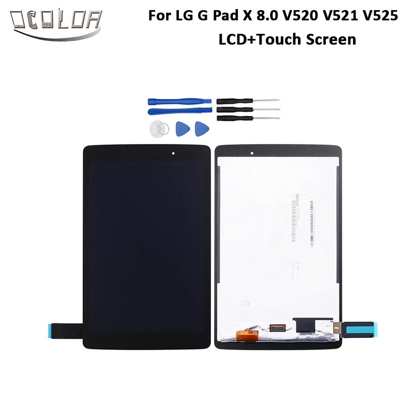 LCD Display Touch Screen Digitizer Replacement For LG G Pad X 8.0 V520 V521 V525