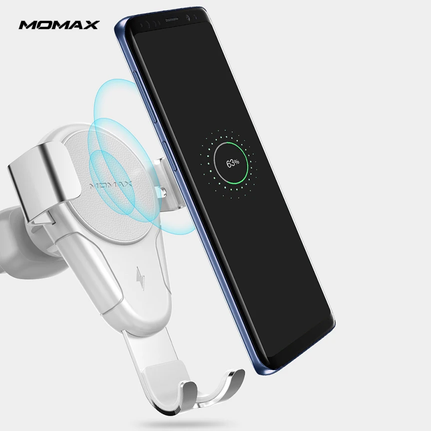 

MOMAX CM9 gravity wireless charging vehicle support air outlet multifunctional universal support frame Qi vehicle wireless