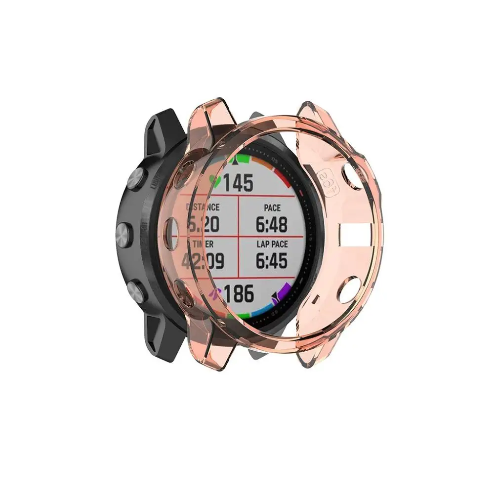 Для Garmin Fenix 6 6S 6X мягкий кристально чистый ТПУ защитный чехол рамка аксессуары для умных часов Fenix6 Fenix6X оболочка#1025