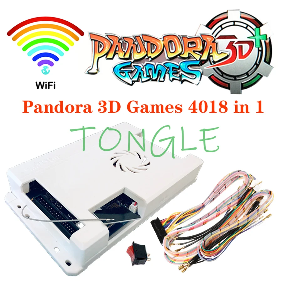 

Pandora 3D 8000 in 1 EX 6800 in 1 Retro Arcade Games PCB Board 300*3D WiFi 9H 3288 in 1 2 Players Connect Version Download Games