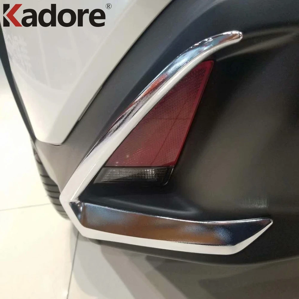 Хромированная передняя фара для Ford Kuga Escape 2017 2018 2019 противотуманная рамка отделка