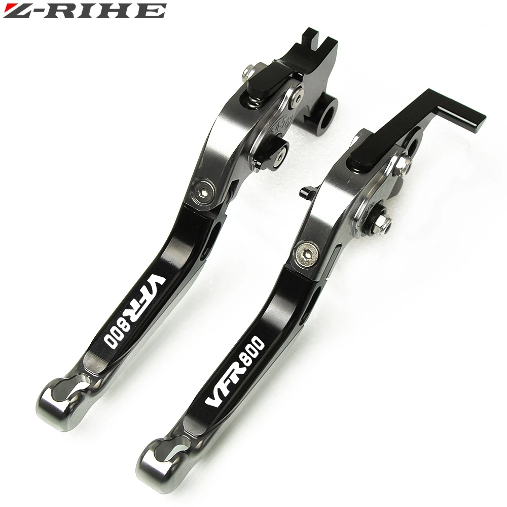 For Honda VFR 800 F VFR800 F 2002 2003 2004 2005 2006 2007- Motorcycle Accessories handle CNC Brake Clutch Levers - Цвет: BKGYBKGY