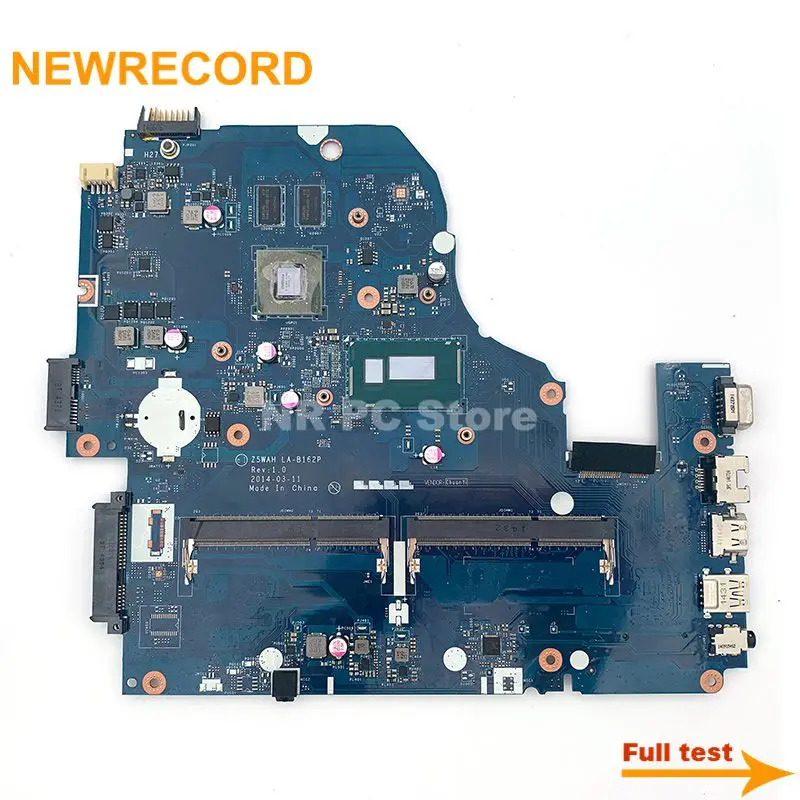 NEWRECORD ACER E1-572 E1-572G E5-571 E5-571G notebook motherboard Z5WAH LA-B991P LA-B162P CPU i7-4500U with GPU 100% test work | Компьютеры