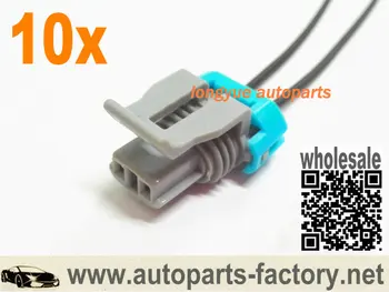 

longyue 10pcs CK Pickup 1993 Horn Connector Plug Pigtail for Chevy