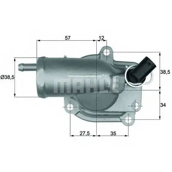 Термостат MB W210/S210 2.1CDi/2.2CDi 99-03 MAHLE KNECHT TH1087