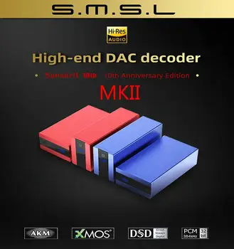 

SMSL Sanskrit 10th SK10 MKII AK4493 PCM384 DSD256 DSD XMOS Pre-out DAC Hifi Digital Decoder Support OTG USB with Remote Control
