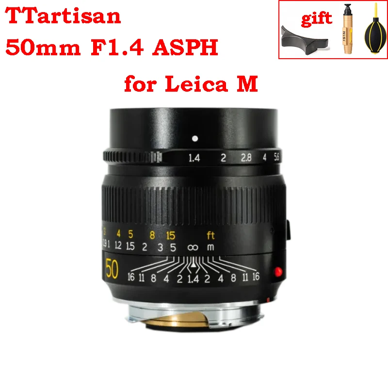 TTartisan 50mm F1.4 ASPH Lens for Leica M Mount