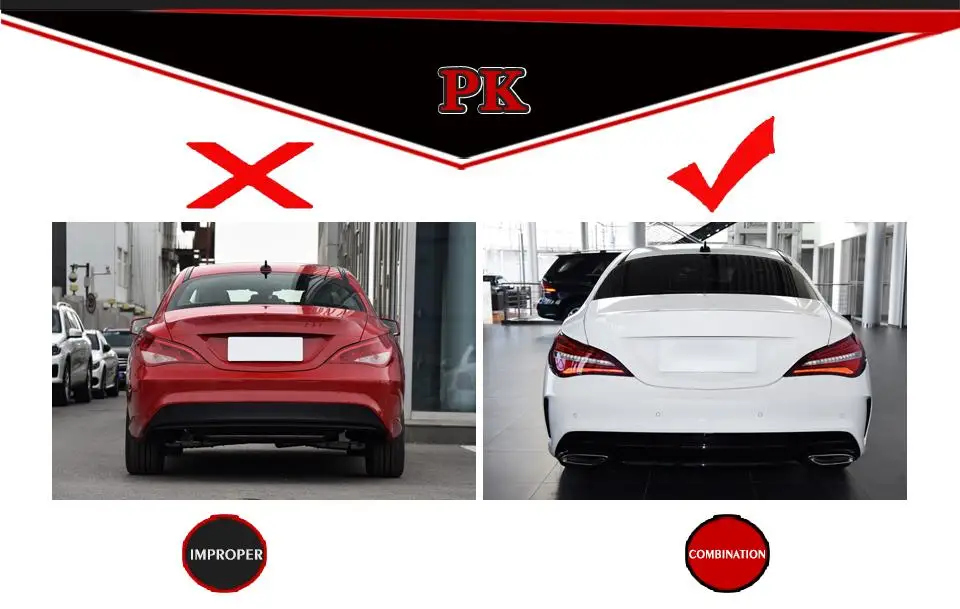 C117 карбоновый диффузор заднего бампера для Mercedes-Benz CLA Class C117 W117 Sport CLA45 AMG